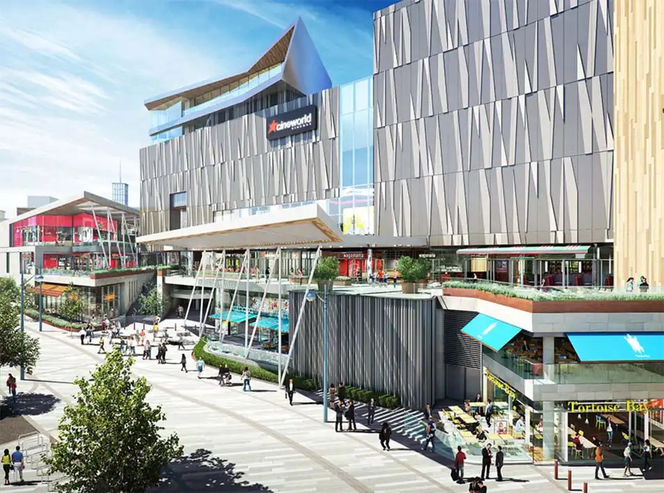 Drake Circus Leisure, Plymouth — design visualisation.