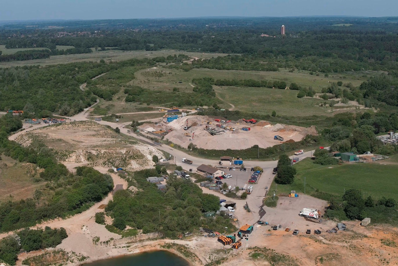 SDC M40 Campus — aerial view of part of the current site proposed for development.